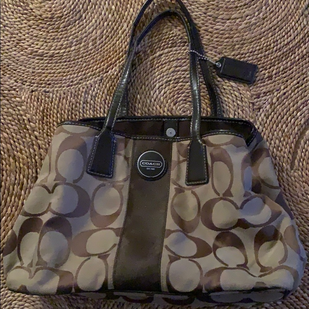 Coach signature medium sized bag